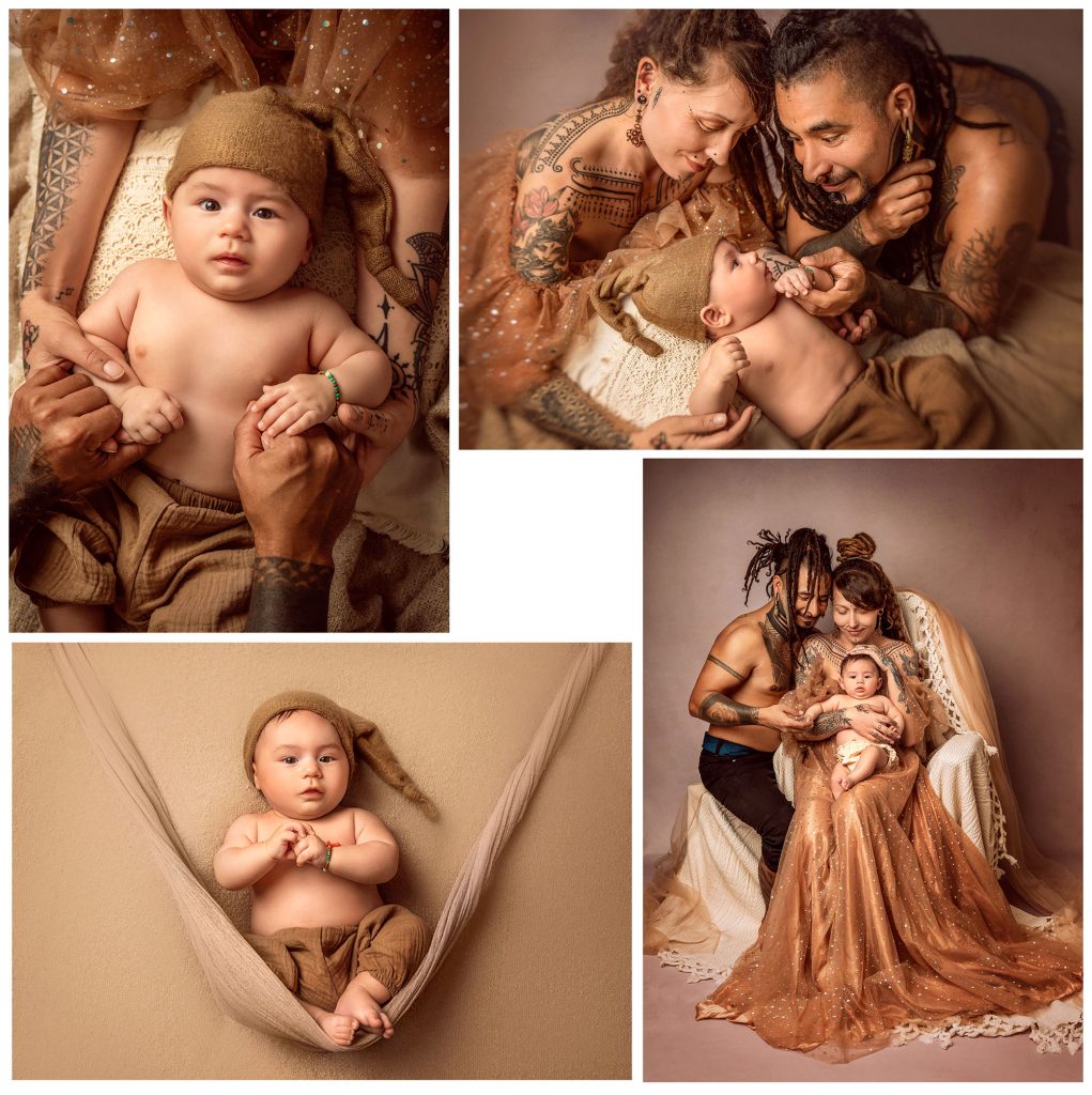 Natural Baby Family Photoshoot Newborn and Parents Sutton London Surrey