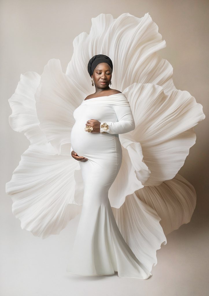 Elegant-Timeless-Studio-Pregnancy-Photoshoot-Sutton-SM1-Surrey-London