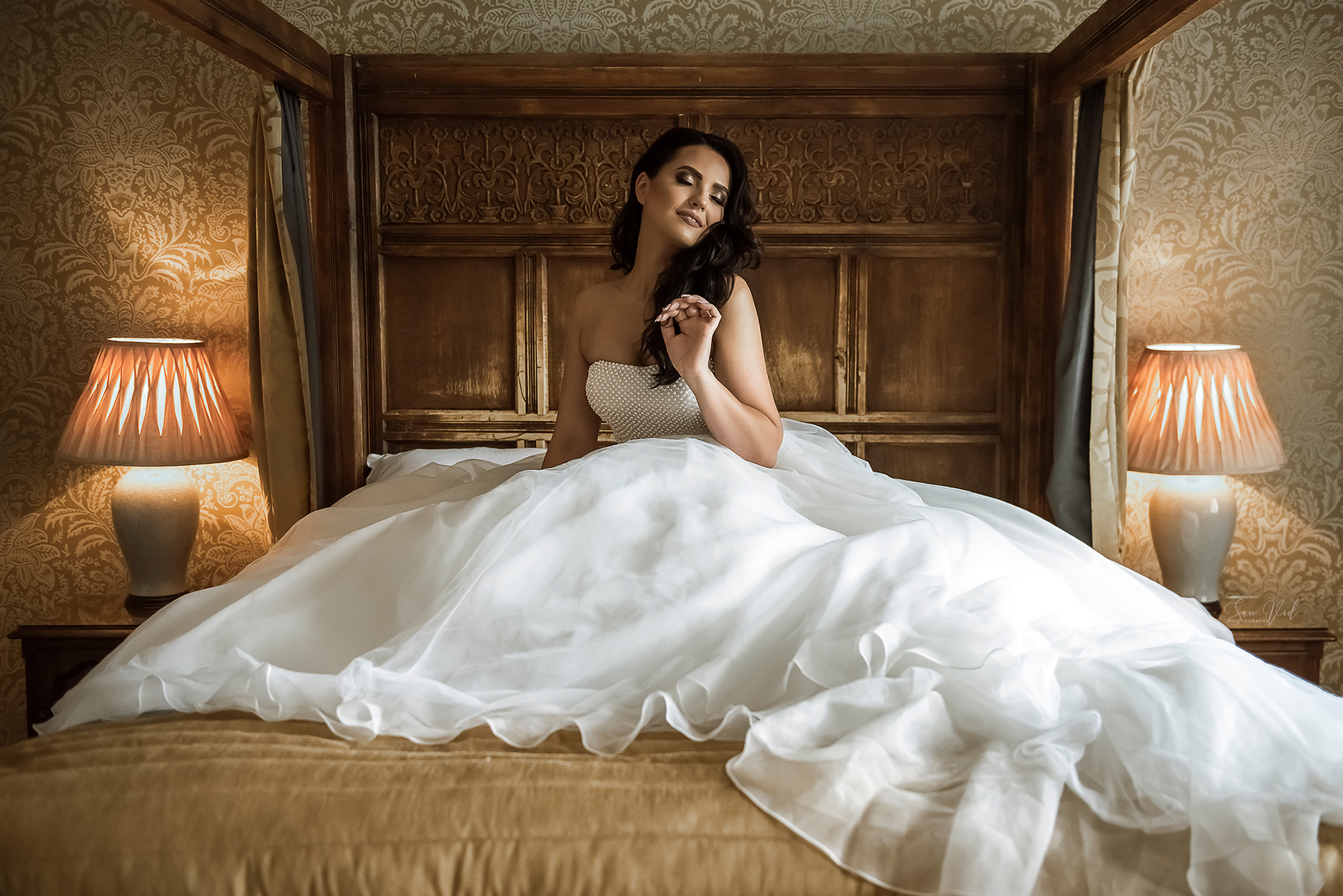 Creative Wedding Bride Preparation Photography London