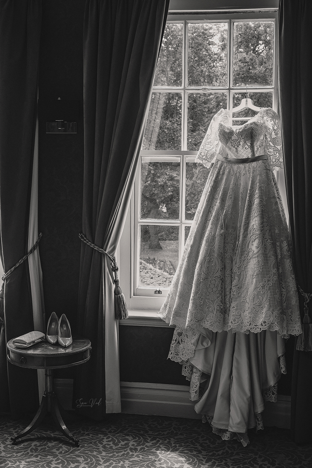 Wedding Photography Bride Dess Preparation Hotel du vin Wimbledon London