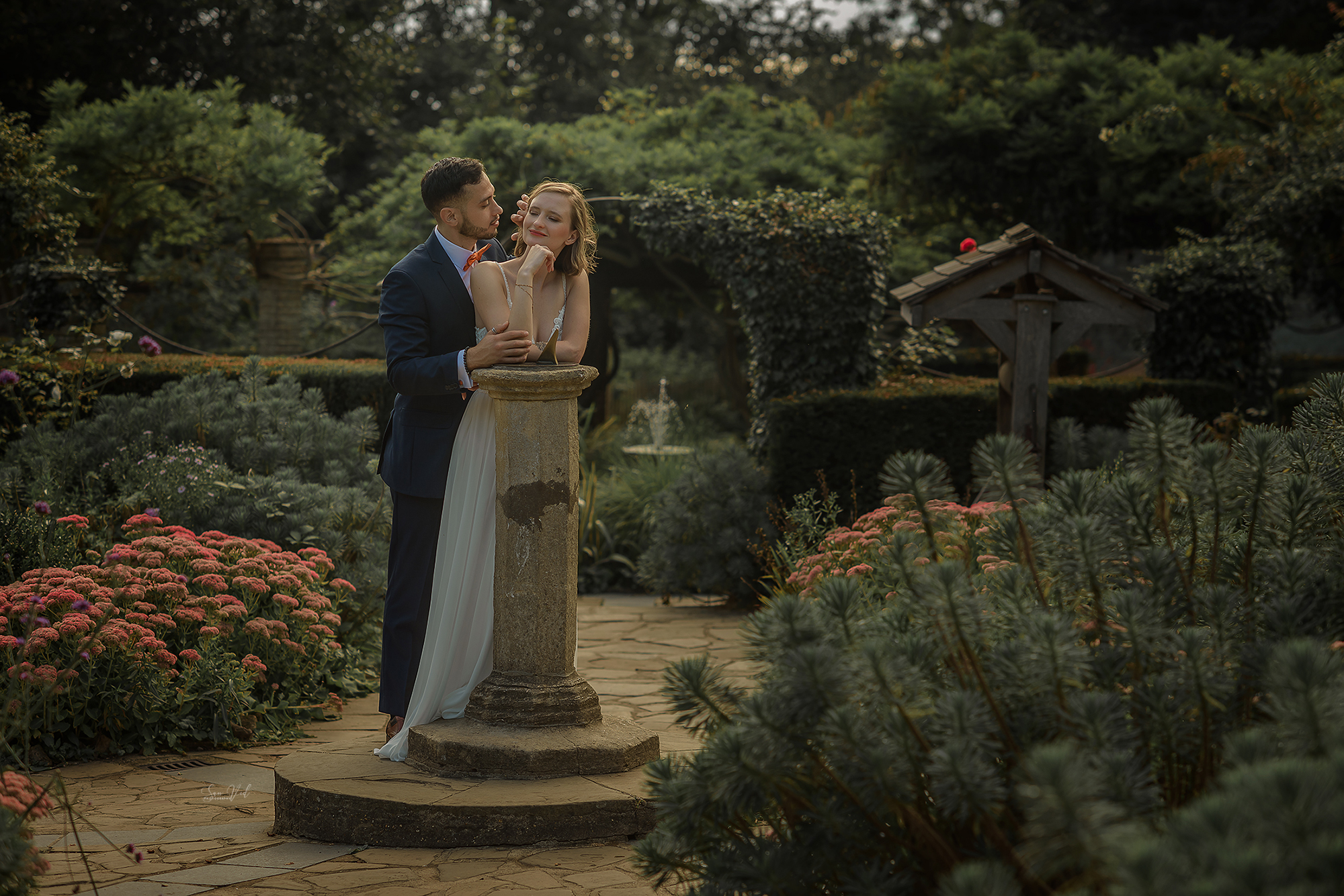 Creative Wedding Photography Bride and Groom The Rookery Park London