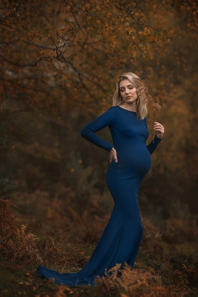 Creative Maternity Photography Headley Surrey Autumn