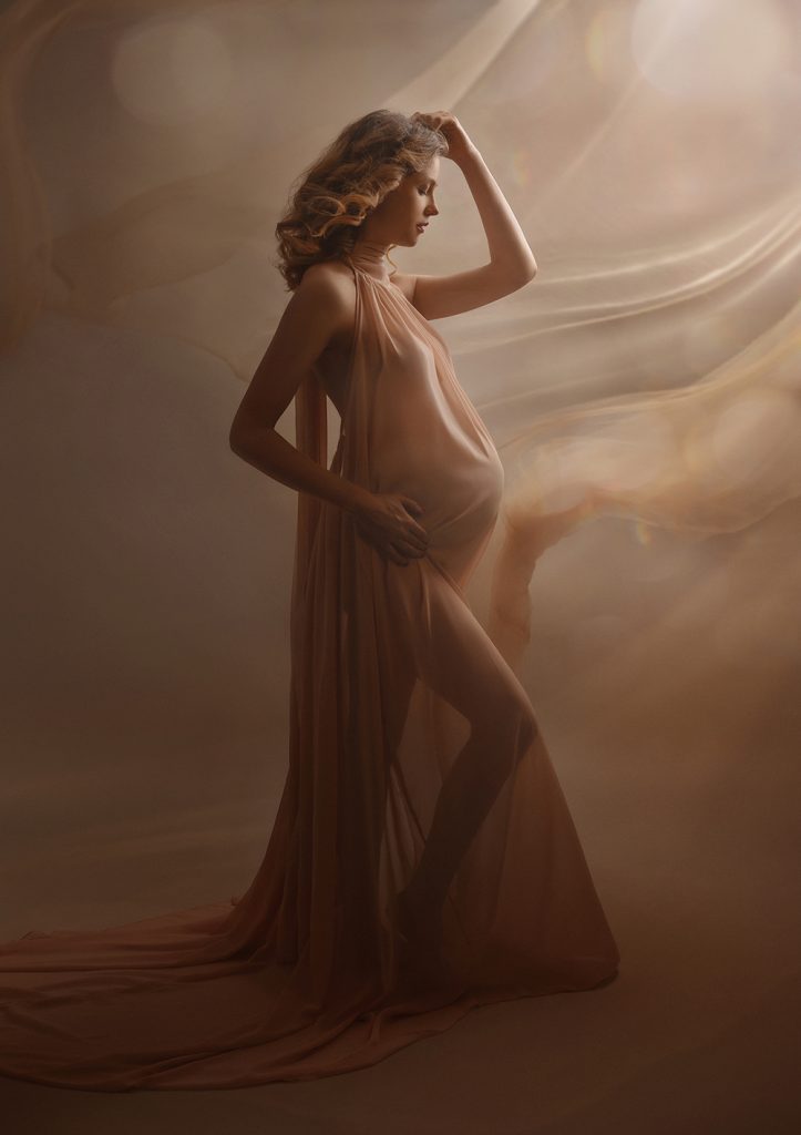 Fine-Art-Elegant-Timeless-Studio-Pregnancy-Photoshoot-Sutton-SM1-Surrey-London