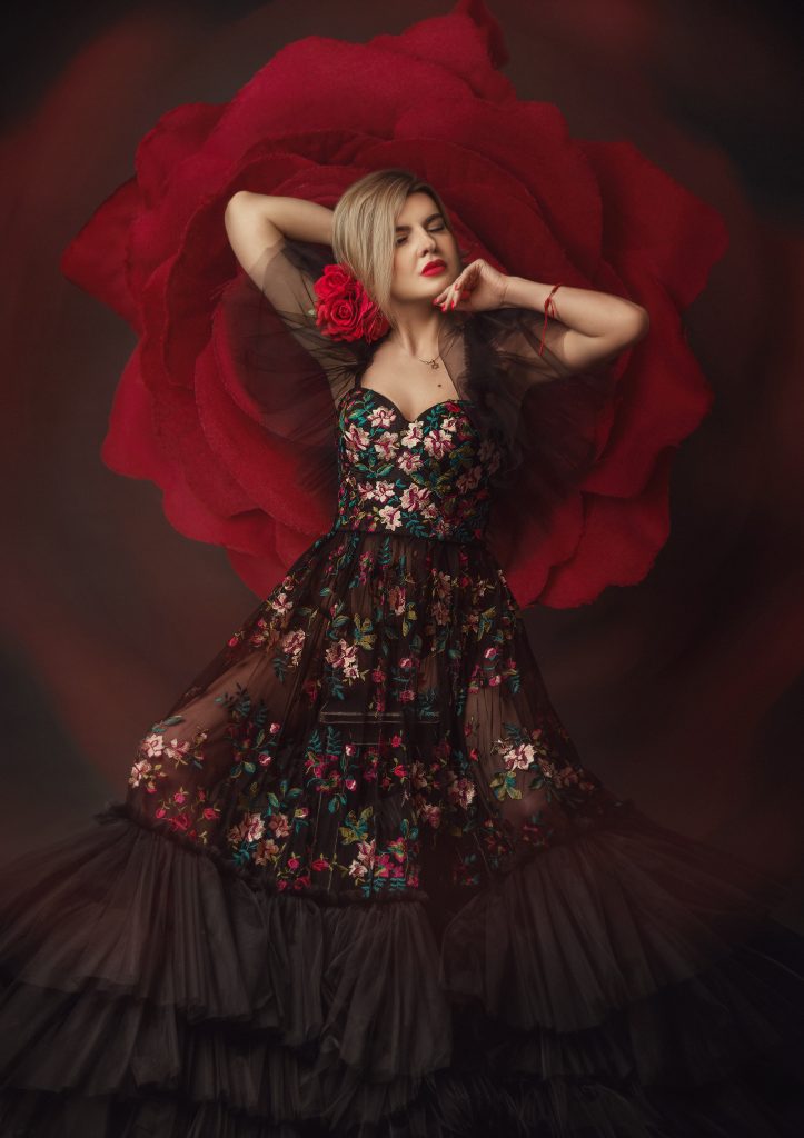 studio elegant beauty women creative portrait taken in Sutton Surrey Studio